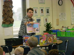 I spoke to 4th graders at Deerfield Elementary School about reading and writing books.