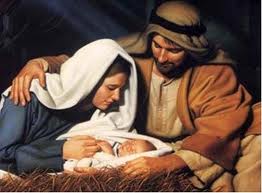 The son of God was laid in a manger, a place where animals fed.