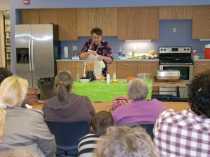 20 people attended my cooking demo at the library-- a great turn out!
