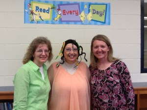 Patrice Abbee (L) and Dawn Jackson (R) helped arrange my visit to Wayne Center Elementary School.