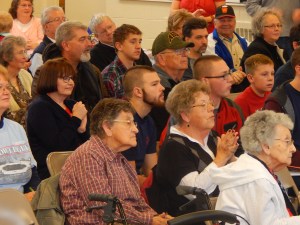 People of all ages turned out to show appreciation to our WWII military vets. 