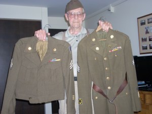 Buhler was 1 of 4 brothers who served in WWII. One brother survived a German POW camp after his B17 was shot down. 