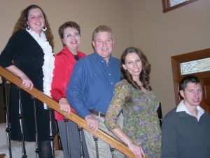 My wonderful family! Husband John, 3 children-- Mandy, Lindsay, Chris