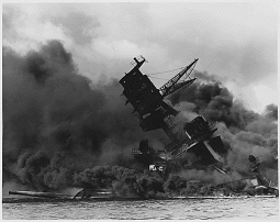 uss-arizona-burning